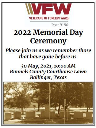 2022 VFW Memorial Day